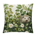 thumbnail image 1 of Qinduosi Spring Forest Animals Throw Pillow Covers Inch Rabbit Green Leaves Decorative Pillows Soft Velvet Cushion Cases for Couch Sofa Bed Home Decor Set of, 1 of 5