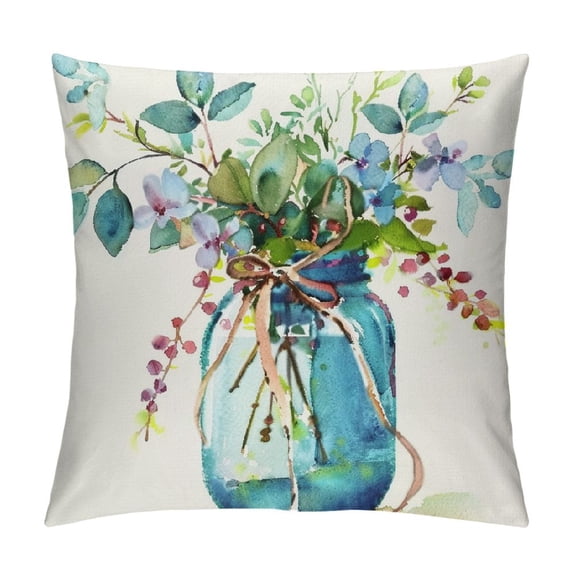 Qinduosi Spring Pillow Covers Set of Outdoor Farmhouse Decor Decorations Cushion Case Gifts for Home Decor