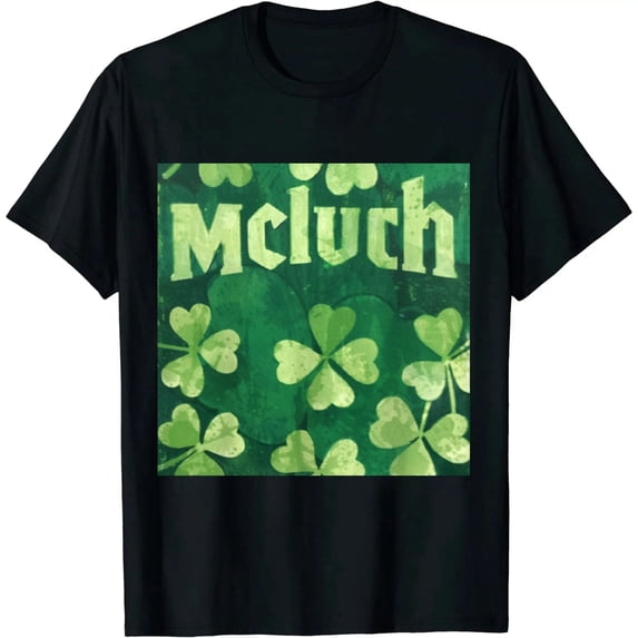 Qinduosi St Patricks Day Shirt Women Graphic Tee Paddy's Day T-Shirts Black