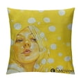 thumbnail image 1 of Qinduosi Summer Daisy Pillow Covers Decor Hello Summer Sunshine Yellow Cushion Throw Pillowcase Decoration for Home Couch Sofa Bed White, 1 of 5
