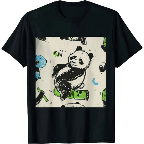 Qinduosi T-Shirts for Men Summer Casual Sea Turtle Printed Graphic Tees Short Sleeve Crew Neck Shirt Tshirts Top Black