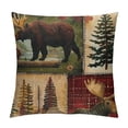 thumbnail image 1 of Qinduosi Throw Pillow Covers Inch Pack of , Rustic Pillow Covers for Bed Sofa Couch, Farmhouse Cushion Covers, Decorative Accent Pillow Cases Cabin Decor, 1 of 5