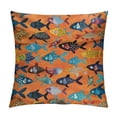 thumbnail image 1 of Qinduosi Throw Pillow Cushion Cover, Motif Nautical Animal , Decorative Square Accent Pillow Case, ", White, 1 of 5