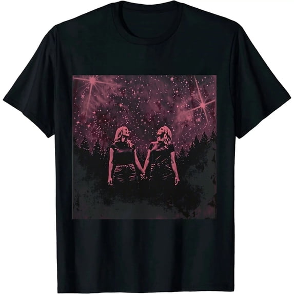 Qinduosi Unisex Design Short Sleeve Unisex Shirt Black