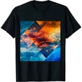 thumbnail image 1 of Qinduosi Unisex Men's and Women's Shirts Unisex Fashion Tees Graphic Adults T-Shirts Tops Size Black, 1 of 3