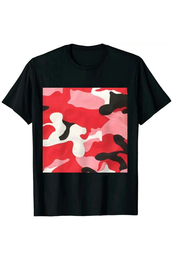 Unisex The Bathing Ape Head Short Sleeve Neck T-Shirt Ape Head Cartoon Print Loose T-Shirt Black