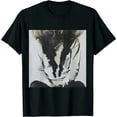 thumbnail image 1 of Qinduosi V Letter Print Graphic Tshirt Tee Shirt Short Sleeve Crew Neck Tee Black, 1 of 3