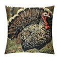 thumbnail image 1 of Qinduosi Vintage Farmhouse Animals Pillow Covers Red Buffalo Plaids Turkey &amp; Throw Pillow Case Cushion Cover " of Farmhouse Decorations (Red), 1 of 5