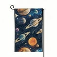 thumbnail image 1 of Qinduosi Welcome Garden Flag Vertical Solar System Planets Yard Flag Yard Seasonal Holiday Outdoor Decor White, 1 of 6