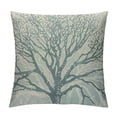 thumbnail image 1 of Qinduosi White Coral Tree Throw Pillow Cover Plant Ocean Botanical Tree Foliage Branch Pillow Case Decorative Men Women Boy Girl Room Cushion Cover for Home Couch Bed White, 1 of 5