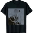thumbnail image 1 of Qinduosi Women Graphic Tees Shirts Tree Life Print Camping Tshirt Natural Plants Causal Tops Short Sleeve Blouse Black, 1 of 3