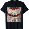thumbnail image 1 of Qinduosi Women Long Sleeve Tee Fall Winter Crew Neck // Print Fitted T-Shirts Crop Tops Aesthetic Streetwear Black, 1 of 3