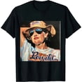 thumbnail image 1 of Qinduosi Women's Classic-Fit Short Sleeve T-Shirts Loose Casual Tee Black, 1 of 3
