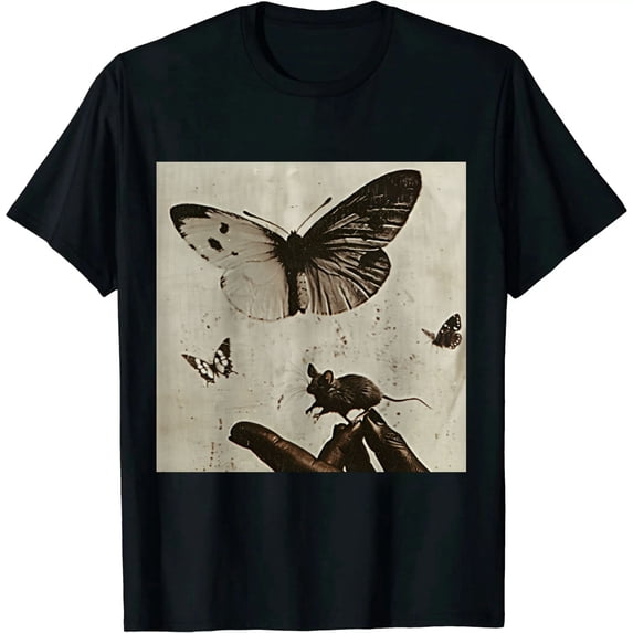 Qinduosi Women's Graphic Letter Print T Shirt Short Sleeve Tee Top Black