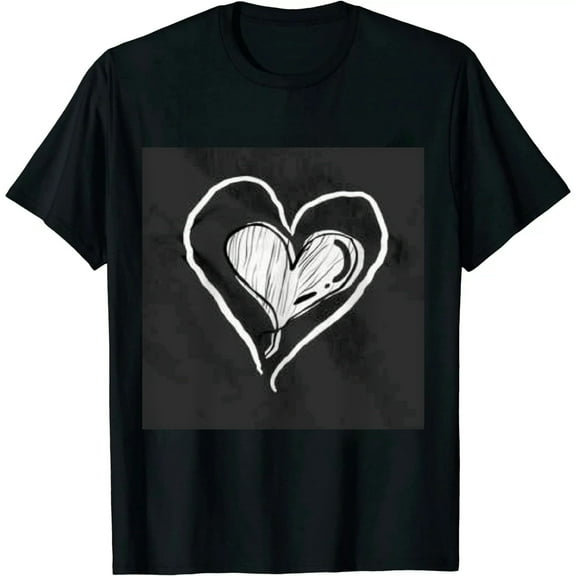 Qinduosi Women's T Shirts Summer Funny Short Sleeve Tops Black