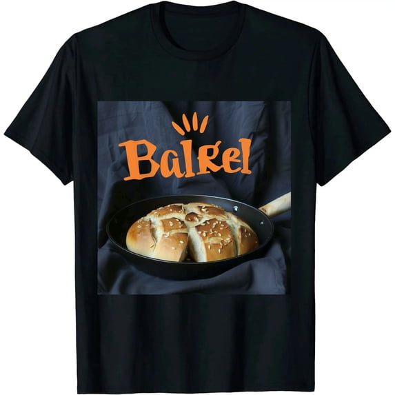 Qinduosi Womens Bread Chart Foodie Lover Baker Design Costume V-Neck T-Shirt Black