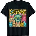 thumbnail image 1 of Qinduosi Womens Happy Easter Shirts Leopard Bunny T-Shirts Graphic Tees Easter Holiday Tops Black, 1 of 3