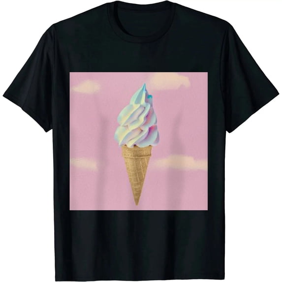 Qinduosi - Womens Juniors T-shirt Medium Light Pink Black
