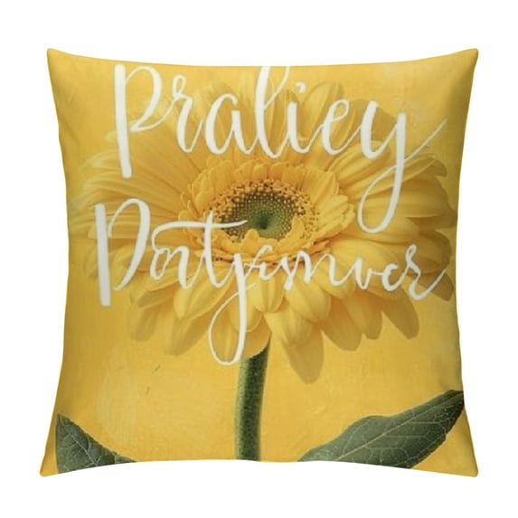 Qinduosi Yellow Throw Pillow Covers,Inch Dark Yellow Cushion Case Decoration for Sofa Couch Set of