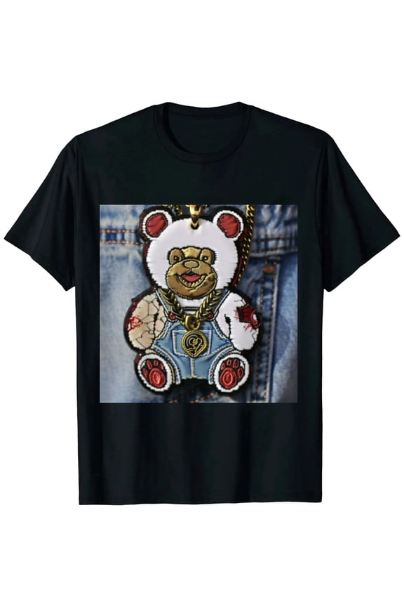 brand Mens Hip-Hop Premiun Tees - Stylish Longline Latest Fashion T-Shirts, Brand Black