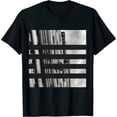 thumbnail image 1 of Qinduosi for Men Printed Short Sleeve Casual Button Down Black, 1 of 3