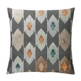 thumbnail image 1 of Qinduosi of New Living Series Leaf Geometric Coffee Decorative Pillow Cover Cushion Cover cm White, 1 of 5
