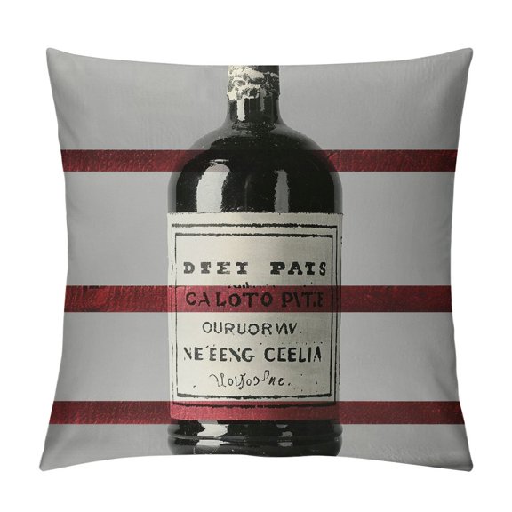 Qinduosi of Throw Pillow Cover Vintage Floral Decorative Pillow Case Paris Home Decor Square White