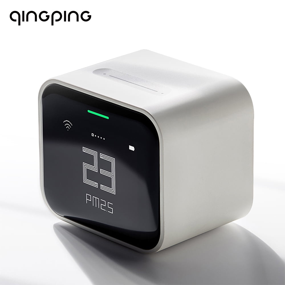 QingPing Monitor,Smart Air Quality Pm2.5 Pm10 5in1 Co2 Temperature