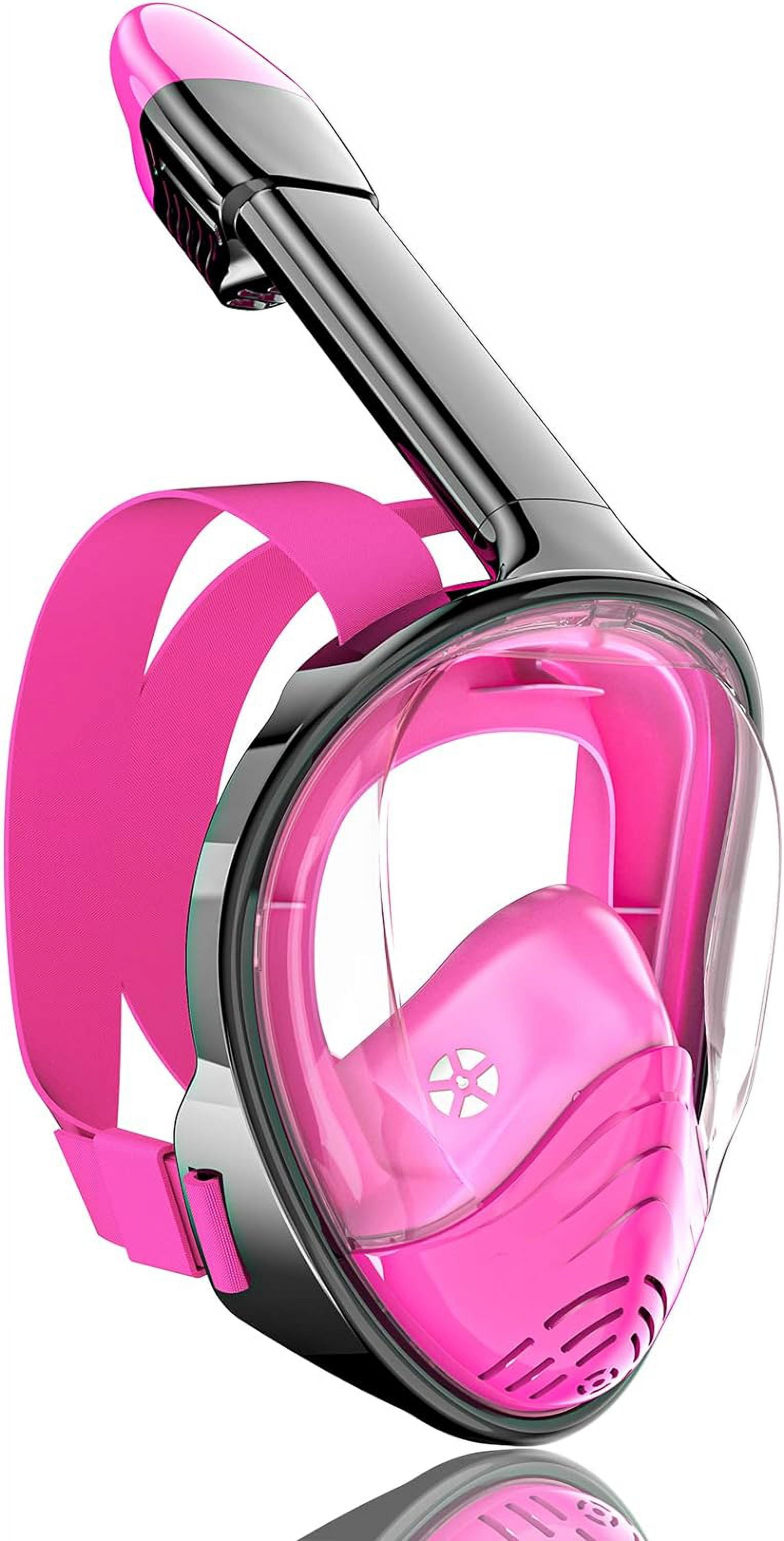 QingSong Full Face Snorkel Mask for Adults & Kids, Snorkeling Gear with ...