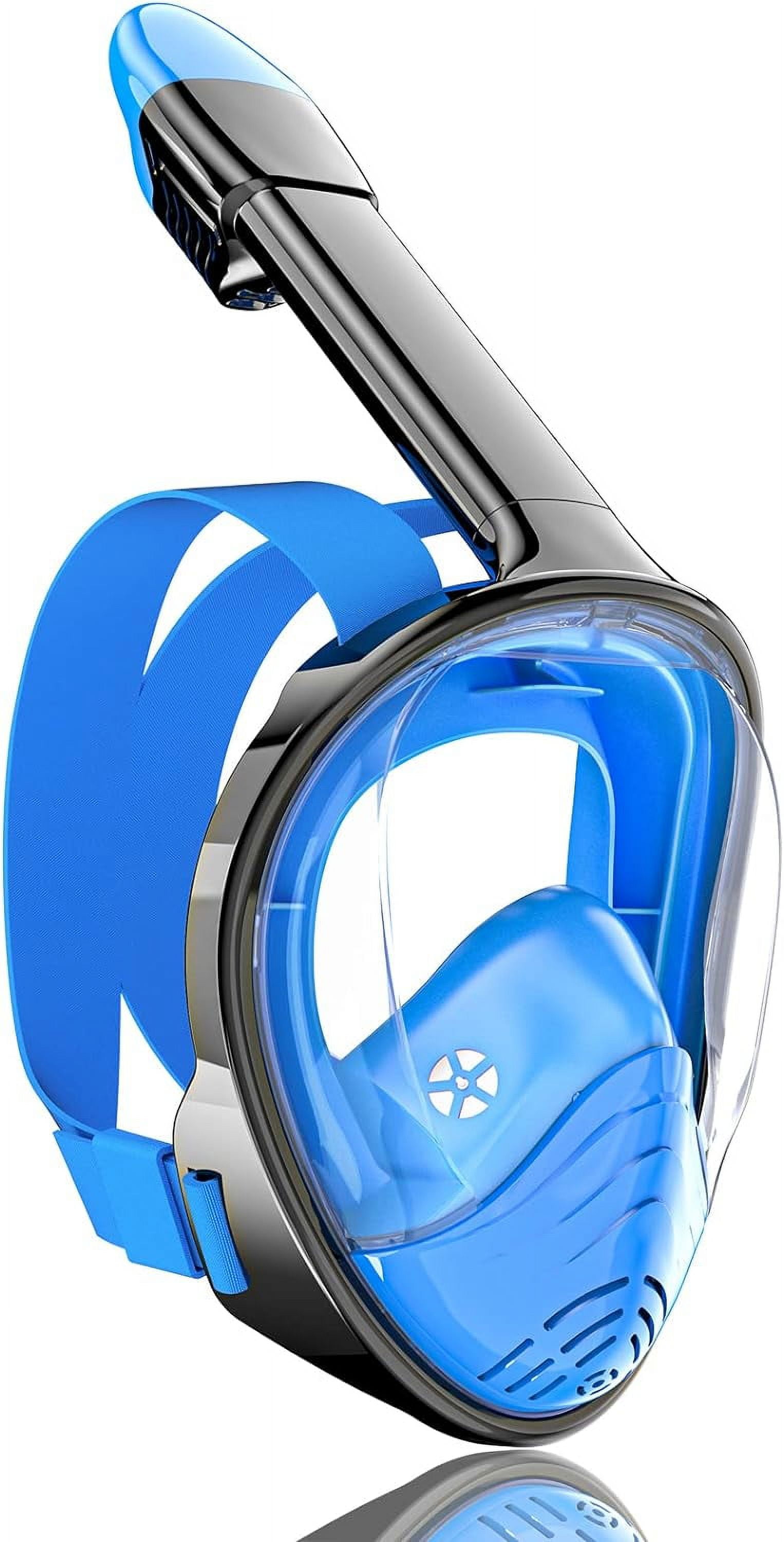 QingSong Full Face Snorkel Mask for Adults & Kids, Snorkeling Gear with ...
