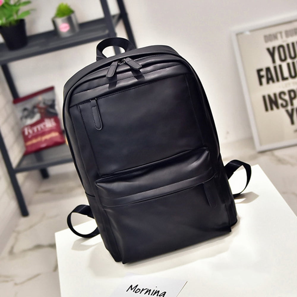 Leather backpack cheap design