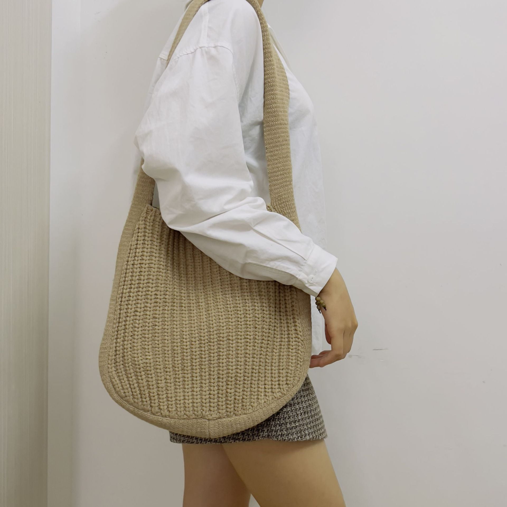 Women Fashion Shoulder Bag Large Capacity Waterproof Foldable Hobo