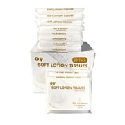 QingYa Facial Tissue with Lotion , 20 Tissue Packs , 6-Ply , 20 Sheets per Pack 400 Total Tissues, Ultra Soft