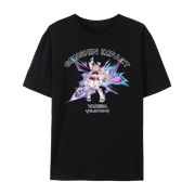 QingYee Genshin Impact All Character Impression Graphic Short Sleeve Crewneck Cotton T Shirt