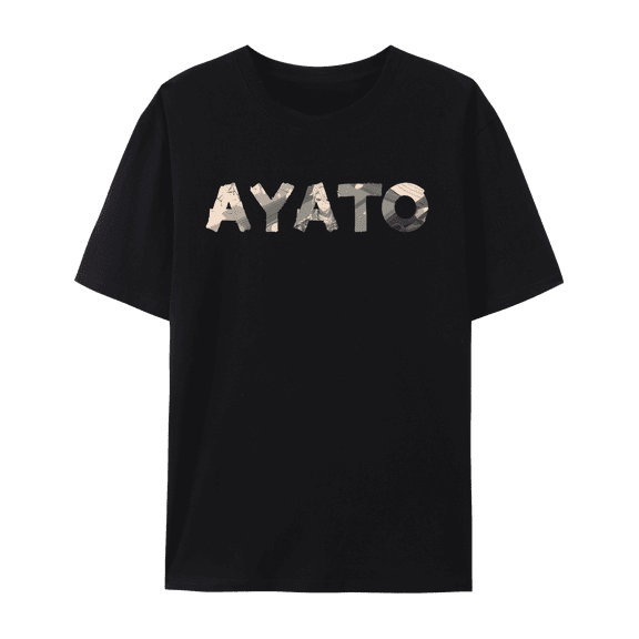 QingYee Genshin Impact All Character's Name Series Unisex Short Sleeve Crewneck Cotton T-Shirt