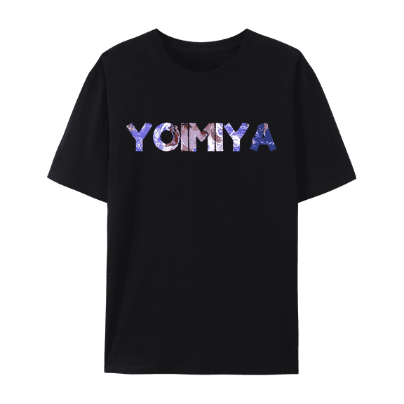 QingYee Genshin Impact All Character's Name Series Unisex Short Sleeve Crewneck Cotton T-Shirt