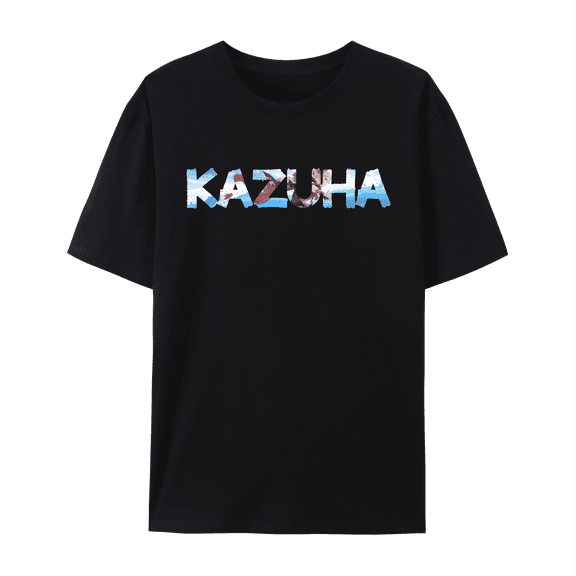 QingYee Genshin Impact All Character's Name Series Unisex Short Sleeve Crewneck Cotton T-Shirt