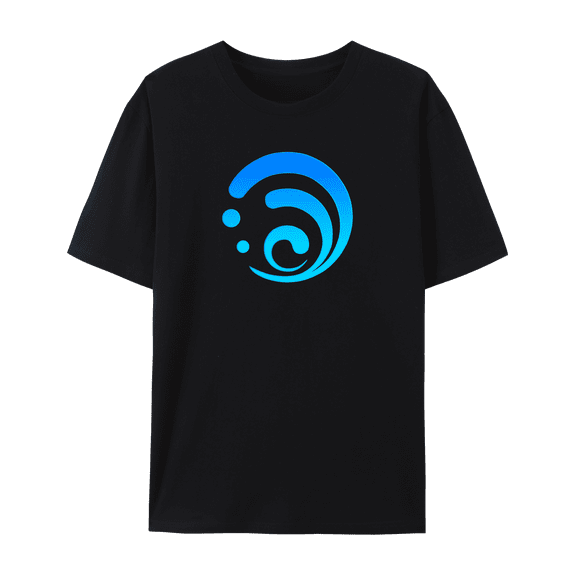 QingYee Genshin Impact Element Symbol Cotton Short Sleeve T shirt