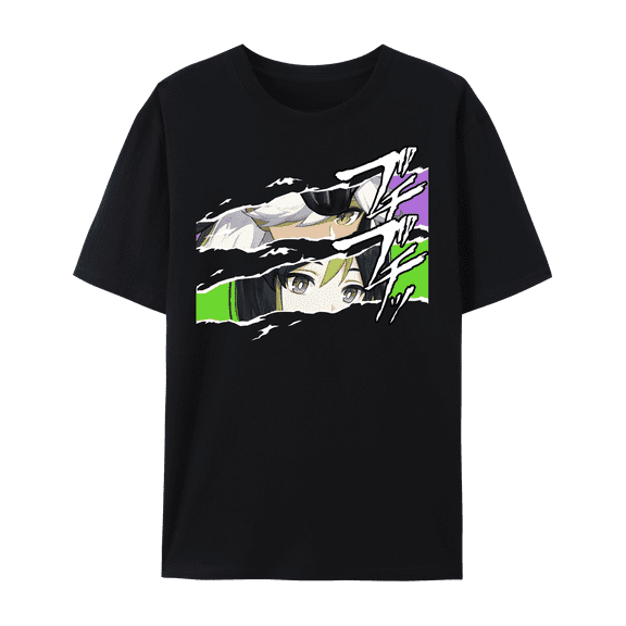 QingYee Genshin Impact Impression Character Eyes Vision Unisex Short Sleeve Crewneck T-Shirt