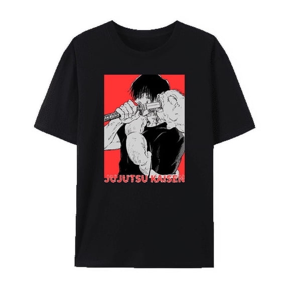 QingYee Japanese Anime JUJUTSU KAISEN JJK's Characters Graphic Cotton Short Sleeve T Shirt