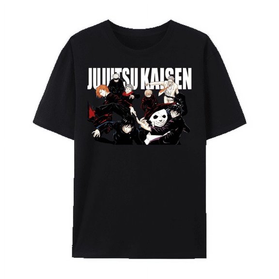 QingYee Japanese Anime JUJUTSU KAISEN JJK's Characters Graphic Cotton Short Sleeve T Shirt