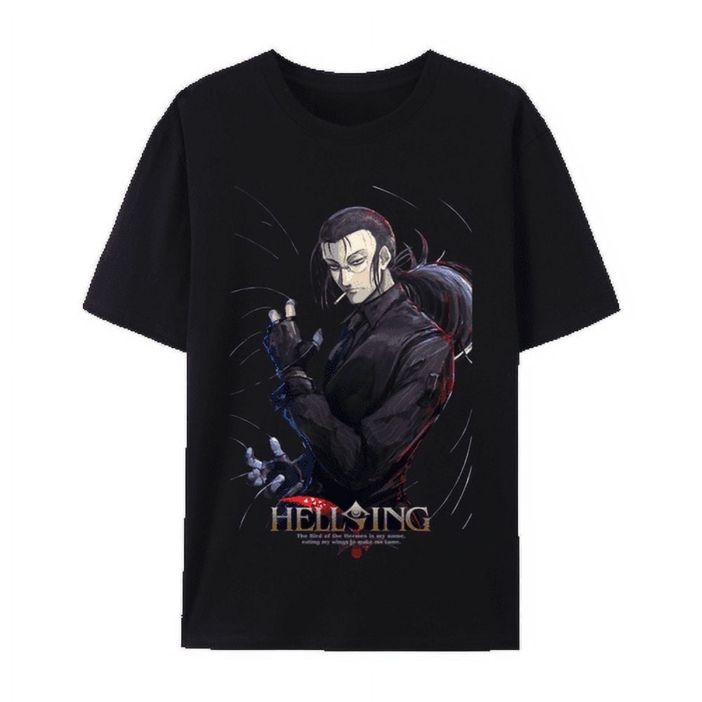 Camiseta Camisa Hellsing Alucard Vampiro Anime Série 3