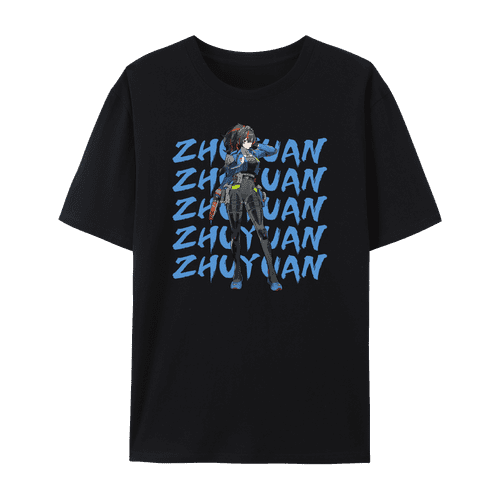 QingYee Zenless Zone Zero Character's Graphic Unisex Short Sleeve Crewneck Cotton T-Shirt