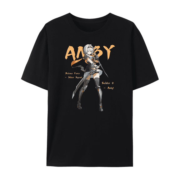 QingYee Zenless Zone Zero Character's Graphic Unisex Short Sleeve Crewneck Cotton T-Shirt