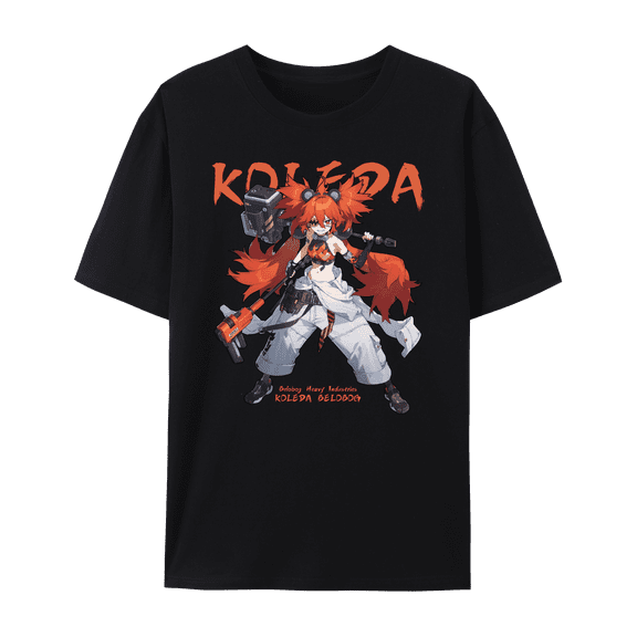 QingYee Zenless Zone Zero Character's Graphic Unisex Short Sleeve Crewneck Cotton T-Shirt