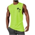 thumbnail image 1 of RYDCOT Mens Tank Tops Graphic,Summer Workout Plam Tree Beach Tank Top,Sleeveless Shirts for Men,Muscle Shirts for Men Big and Tall Sale, 1 of 5