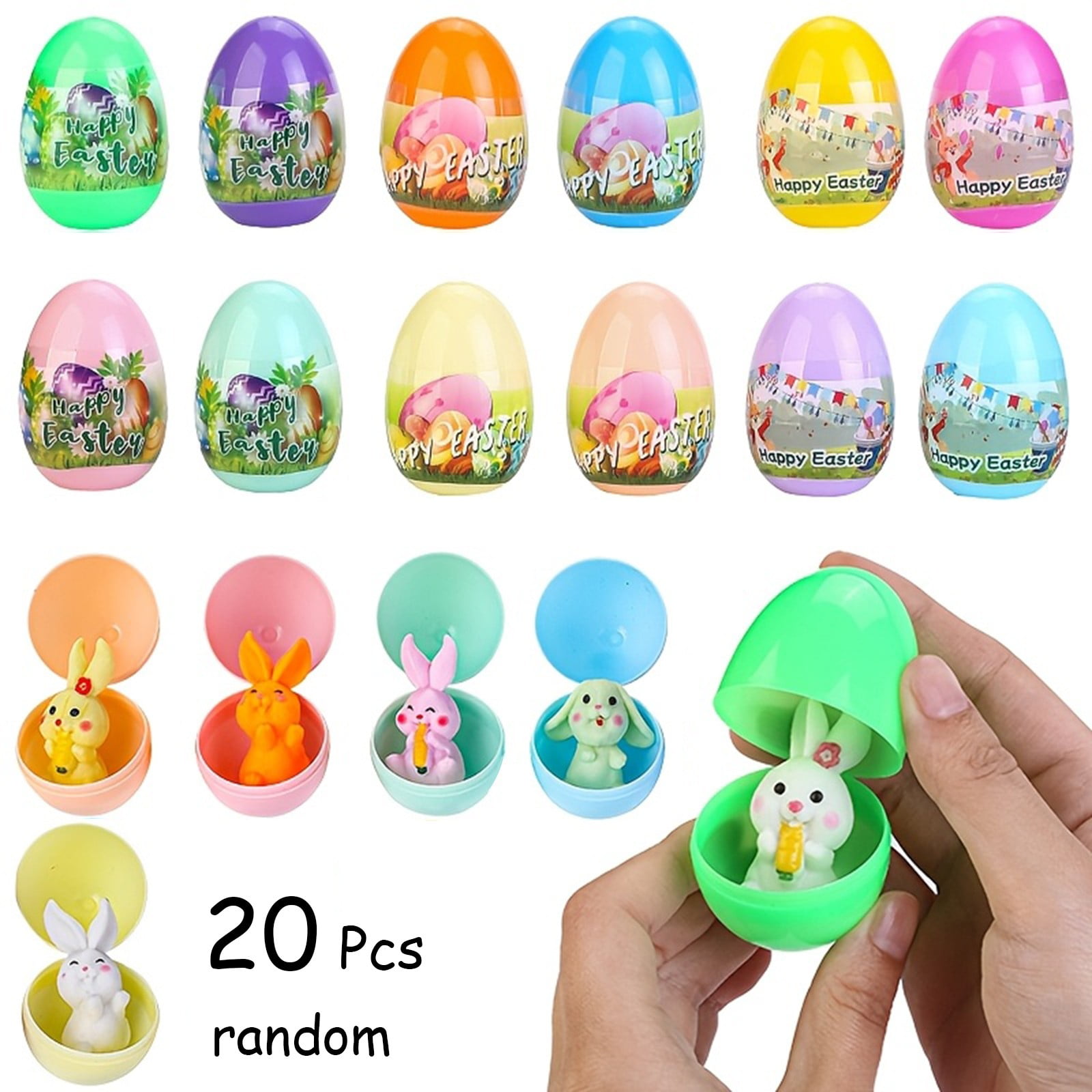 HOWAF Easter Crafts For Kids, Easter Giant Colouring Poster Happy