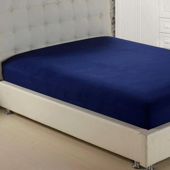 Isvgxsz 100% Cotton Fitted Sheet, Ultra Soft Bottom Sheets Deep Pockets, Skin Friendly Breathable Easy Fit not Shrink, 35.43"x78.74", No Pillowcase