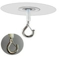 thumbnail image 1 of Isvgxsz Adhesive Ceiling Hooks, Heavy Duty Adhesive Ceiling Hooks for Hanging Plants, Adhesive Stick On Outdoor Ceiling Hanger, No Drill & No Screw Stainless Steel Sticky Eyes Hooks, 1 of 5