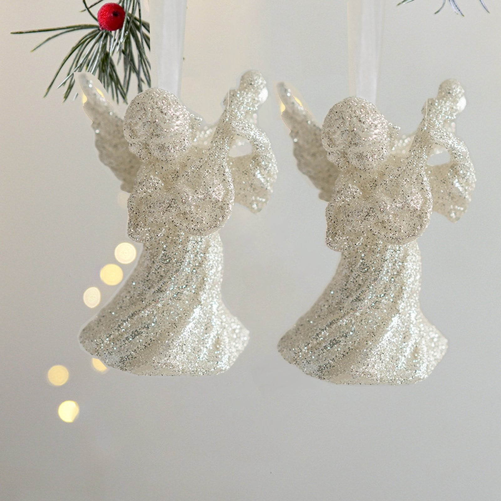 Isvgxsz Angel Wings Pendant Miniature Angels Figurine Angel Ornaments ...